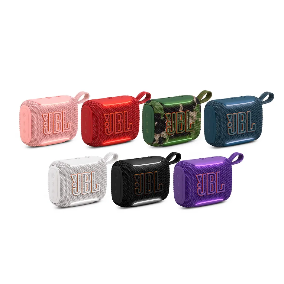 JBL Go 5 nei sette colori disponibili