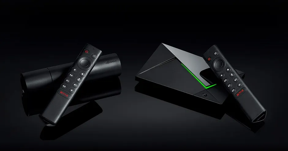NVIDIA Shield TV Pro e modello base