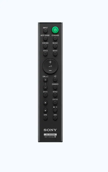 Telecomando del Sony HT-S20R con modalità audio